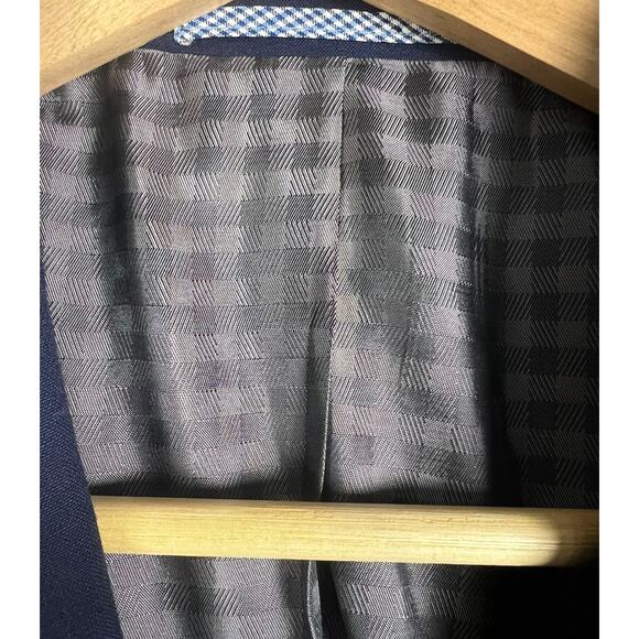 NWT Men's Ben Sherman Tailoring Camden Blue Skinny Wool Suit 38 / 36 $535 Retail - Picture 3 of 15